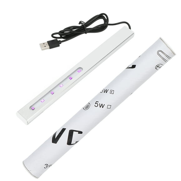 Portable UVC Light Lamp Handheld Aluminium Alloy Ultraviolet Stick for Home Beauty Salon 3W