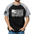 thumbnail image 2 of JLFKNG Mens Shirts Independence Day Style Usa Flag Printed Patriotic Shirts For Men Short Sleeve Crew Neck Breathable Loose Fit Comfy Mens Clothes, 2 of 4