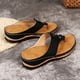 thumbnail image 5 of Sandalias de playa casuales para mujer con zapatillas de casa con soporte para el arco para interiores y exteriores, 5 of 9