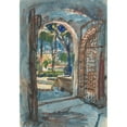 thumbnail image 3 of Martin Monnickendam 14x18 Black Modern Framed Museum Art Print Titled - Poortje in S. Miniato (1932), 3 of 5