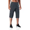 thumbnail image 1 of Men's 3/4 Hiking Pants Outdoor Performance Running Jogger Capri Shorts, 1 of 5