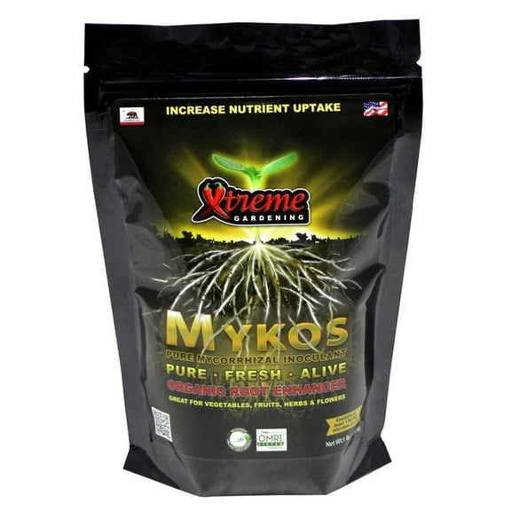 Xtreme Gardening Mycorrhizal Inoculum for Plants, Granular Fertilizer 1 lb with 300% Faster Growth