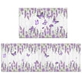thumbnail image 3 of Purple Butterfly Floral Kitchen Rugs Anti Fatigue Farmhouse Kitchen Rugs and Mats Non Slip Washable Floor Mats for Kitchen Sink Waterproof Standing Mat for Home Sink Office,23.6x15.7 inch, 3 of 6