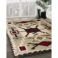 thumbnail image 3 of Ahgly Company Machine Washable Indoor Rectangle Abstract Coffee Brown Area Rugs, 5' x 7', 3 of 7