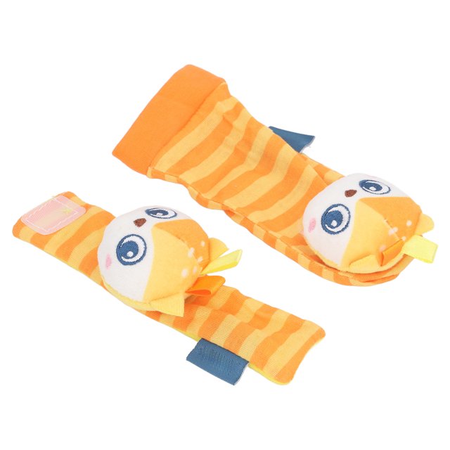 Rattle Wrist Rattle Foot Finder Socks Set Cute 3D Shape Baby Infant Rattle Socks Toys Brain Development Infant Toys