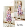 thumbnail image 5 of Aideaone Toddler Girl Sleeveless Dresses and Long Sleeve Ruffle Cardigan 2 Piece Fall Outfits for 2-7T, 5 of 5