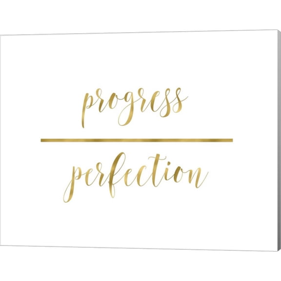 Progress Over Perfection by Tara Moss, Canvas Wall Art, 20W x 16H