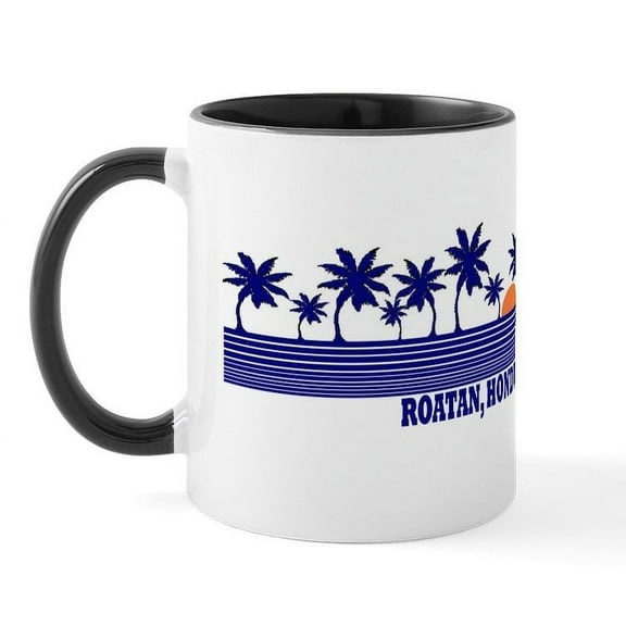 CafePress - Roatan, Honduras Mug - 11 oz Ceramic Mug - Novelty Coffee Tea Cup