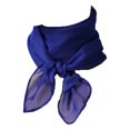 thumbnail image 2 of Guardung Chiffon Scarf Clothing Accessories Small Neckerchief Simple Breathable Women Handkerchief for Work House Travel Shopping Sapphire Blue, 2 of 6