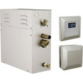 thumbnail image 1 of Delta Faucet Simplesteam 7.5Kw Steam System Kit Brushed Nickel, Includes 7.5Kw Steam System Generator, Square Digital System Control, Square Steam Head, Lumicoat Stainless 5P-Est07-Ss-Pr, 1 of 5
