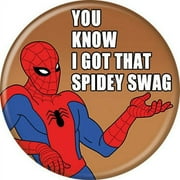 Spider-Man Spidey 1960s Spidey Swag 1.25" Pinback Button