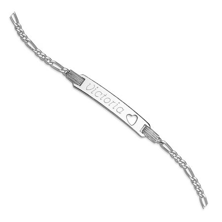 Personalized Sterling Silver Child's ID Bracelet