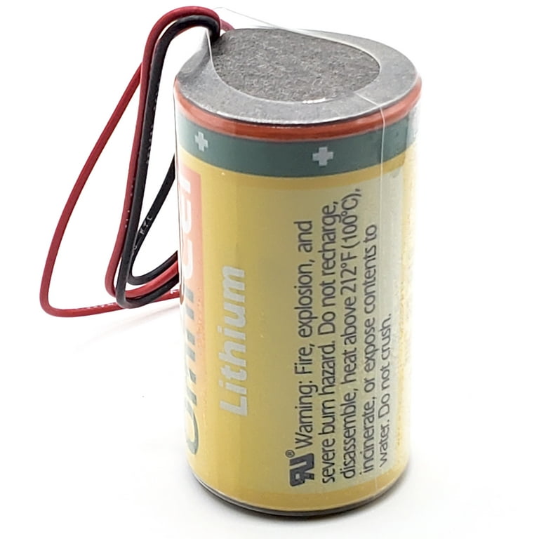 OmniCel ER34615 3.6V 19Ah Sz D Lithium Battery w/ Wire Leads RFID