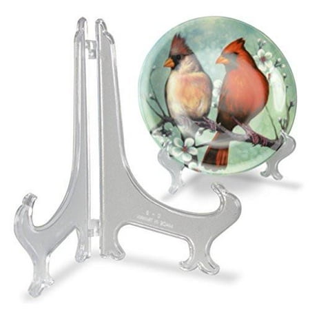 clear frosted plastic easel