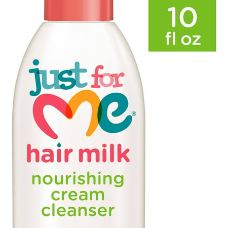 Just For Me Lait Nettoyant cheveux Crème nourrissante Shampooing, 10 oz