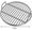 A, variant on JHyouerji Round Stainless Steel BBQ Cooking Grate 13in High Heat Resistant Grill Grid for Outdoor Camping Picnic Garden Barbecue Cooking Tool