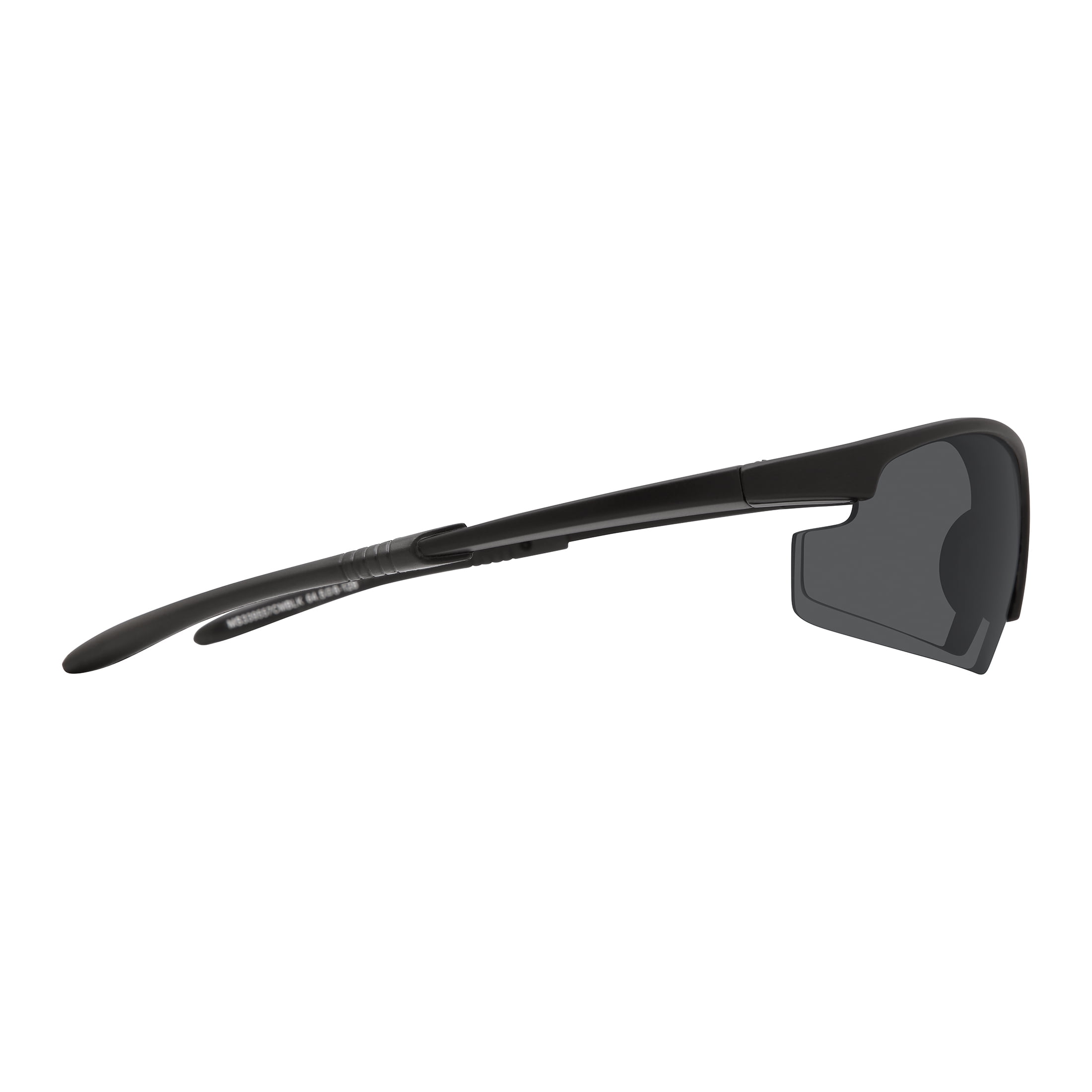 M+ Safety Glasses, Unisex, MS339557CMBLK Lens 3#SMK, 1 pc