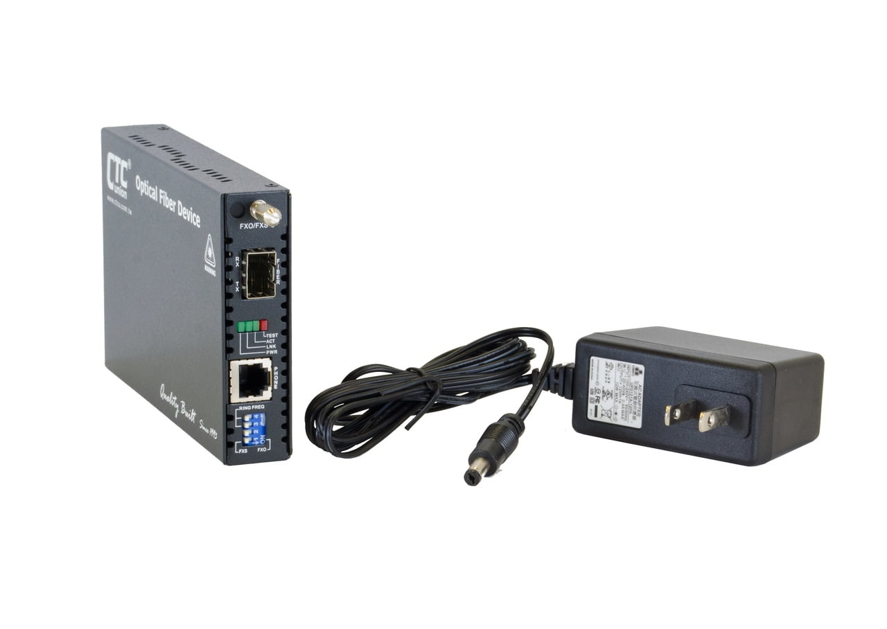 FRM220FXOFXSSFP POTS (RJ11) over fiber media converter, telephone