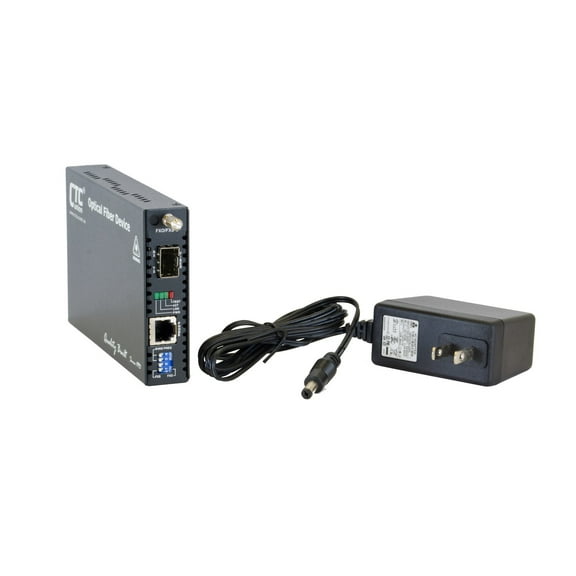 FRM220-FXO-FXS-SFP - POTS (RJ11) over fiber media converter, telephone line extender, SFP slot for flexible fiber choices
