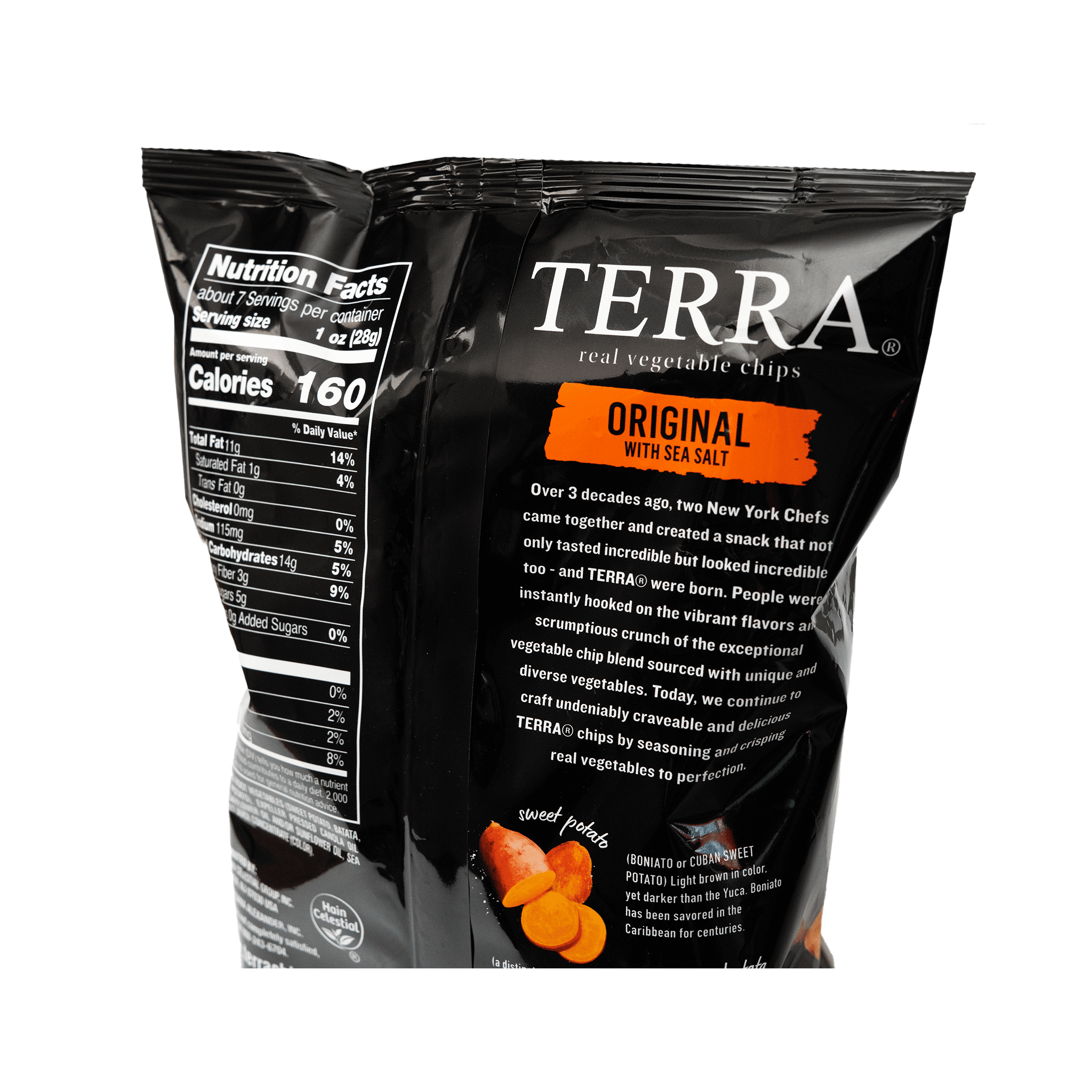TERRA BOTANA DE VEGETALES FRITOS CON SAL DE MAR
