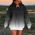 thumbnail image 2 of Aboser Oversized Hoodies for Women Fall Fashon Gradient Graphic Sweatshirts Loose Fit Casual Pullover Cozy Long Sleeve Hoodie Tops with Pocket Black XXL, 2 of 6
