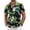 Black-hawaiian Floral, variant on Men Wedding Shirts Dress Shirts Short Sleeve Regular Fit Floral Printed Shirt