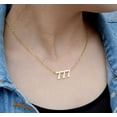 thumbnail image 4 of FindChic Number Necklaces for Women Men, Stainless Steel 777 Charm Pendant Necklace Sports Birthday Mothers Day Jewelry Gifts Mom Her Wife, Gold Plated, 4 of 8
