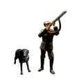 thumbnail image 4 of Miniature Hunter Figure Resin Photo Prop Tiny People Model 1 to 64 Scale for Miniature Scene Decoration, 4 of 9