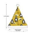 thumbnail image 3 of Daiia Cartoon Bear Yellow Print Christmas Knitted Beanie Hat, Large Knit Hat Xmas Small Gifts For Men Women Adult, 3 of 6