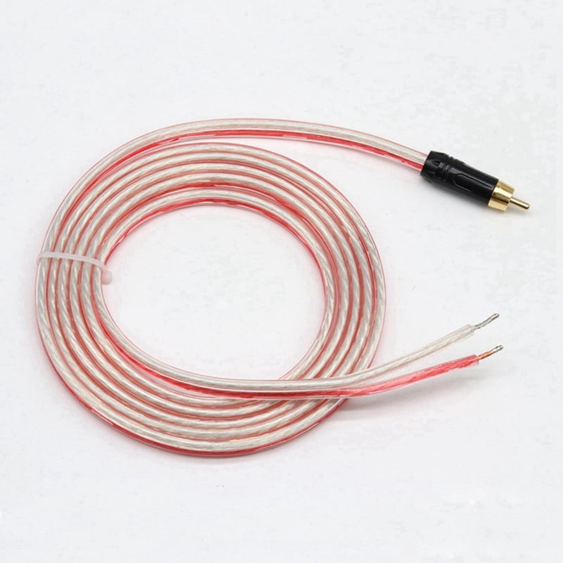 4X Replacement Repair Speaker Bare Wire Cable 5Ft with Plug to Stripped Ends