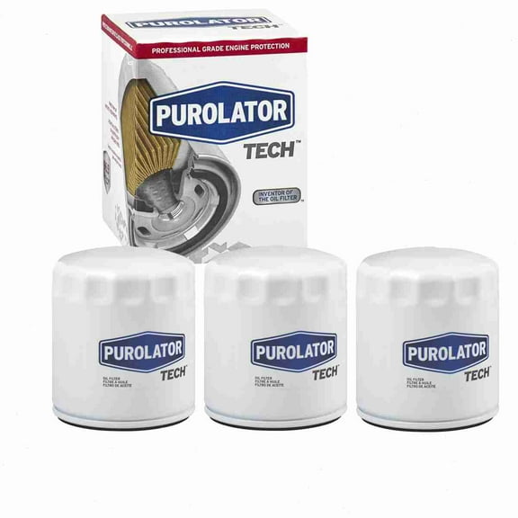 3 pc Purolator TECH TL14006 Engine Oil Filters for 05018637AA 06439857 1042 167 17-1709-2 17-1711-4 19210283 19256041 21042 222-4511 232 25010251 25010325 25010633 31042 3242397 41042 5018637AA 51039