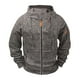 thumbnail image 2 of pstuiky camisas de hombre de manga larga, Sudadera deportiva de manga larga con capucha y bolsillos múltiples para hombre, estilo cargo, informal, para entrenamiento xl, 2 of 3