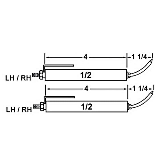 Crown 28026-02 Set Of Electrodes For Wayne M-3", M-3-1/2" AT Burners