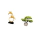 thumbnail image 5 of Figura de delfín,Colección de adornos de escritorio con figuras de delfines,Árbol bonsái artificial,Árbol bonsái artificial para decoración de escritorio de interior y hogar,Árbol, 5 of 8