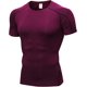 thumbnail image 1 of Alidamo Camiseta deportiva para hombre de secado rápido, entrenamiento, gimnasio, manga corta, 1 of 4