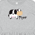 thumbnail image 4 of Inktastic Moo Says the Cow Girls Toddler Dress, 4 of 5