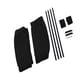 thumbnail image 4 of TKSE Parasol para Ventana de Coche, 2 X 50s Cortina de Ventana para Parasol de Coche Ajustable Parasol Cortina Visera Cortina Cenefa(Negro), 4 of 14