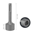 thumbnail image 2 of Ground Rod Driver, Steel SDSShank T Post Driver Attachment Universal Drill Tools for SDS Plus Hammer Drill (19mm), 2 of 18