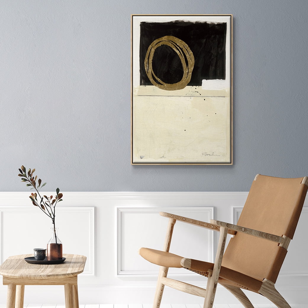 Standing Strong III Framed Premium Gallery Wrapped Canvas - Ready to Hang - 27 x 41 - Natural Wood Floating Frame