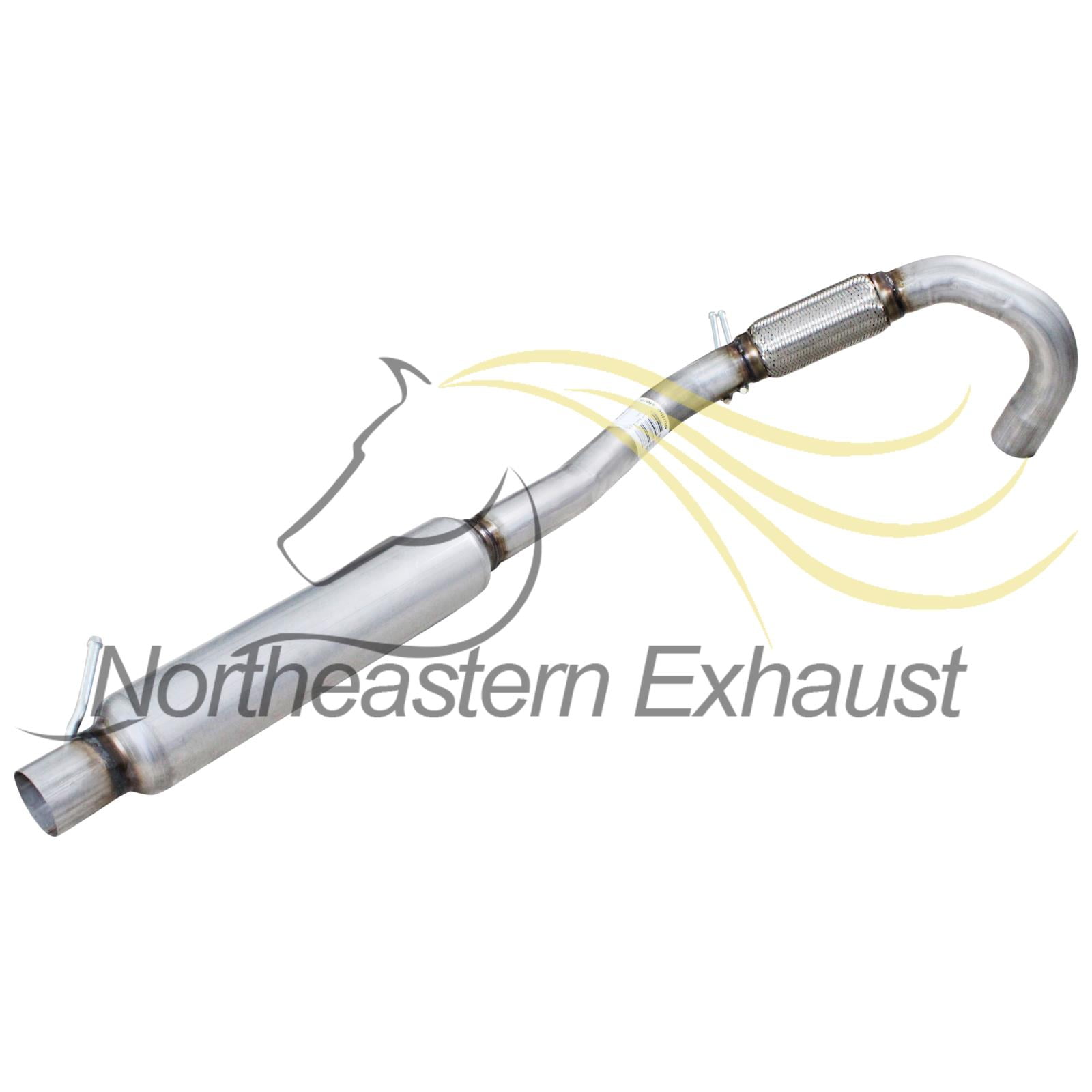 Northeastern Exhaust Stainless Steel Exhaust Resonator Compatible with 2011–2017 Chrysler Town & Country Dodge Grand Caravan VW Routan 3.6L – Direct Fit