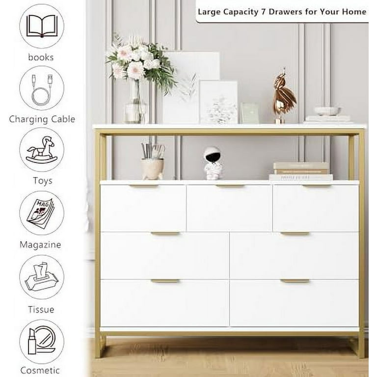 Black and white modern dresser discount