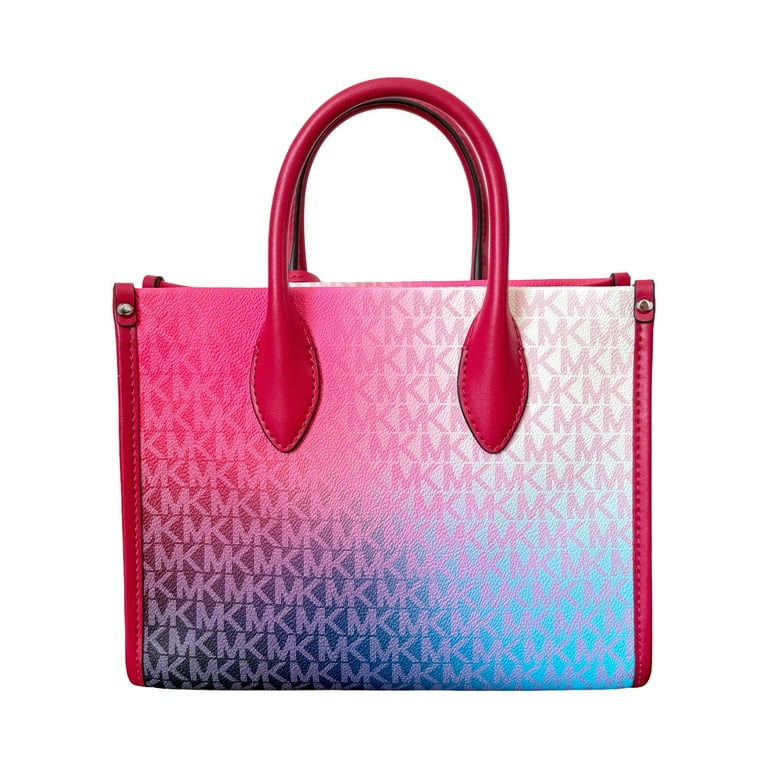 Michael Kors Women's Mirella Small Ombré Signature Logo Satchel