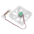 thumbnail image 1 of New Arrival Quad 4 LED Light 120mm PC Computer Case Cooling Fan Mod Easy Installed Fan 12V, 1 of 8