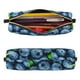 thumbnail image 2 of Fotbe Fresh Blueberries Estuche para Lápices de Cuero con Estampado, Estuche con Cremallera Resistente, Organizador Compacto y Elegante para Papelería, 2 of 7