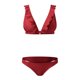 thumbnail image 2 of Gibobby Conjunto de traje de baño de bikini Bikini de mujer Push Up Trajes de baño de dos piezas Iacework Traje de baño Retro Ruched Fashion Bikini Set(Rojo,CH), 2 of 4