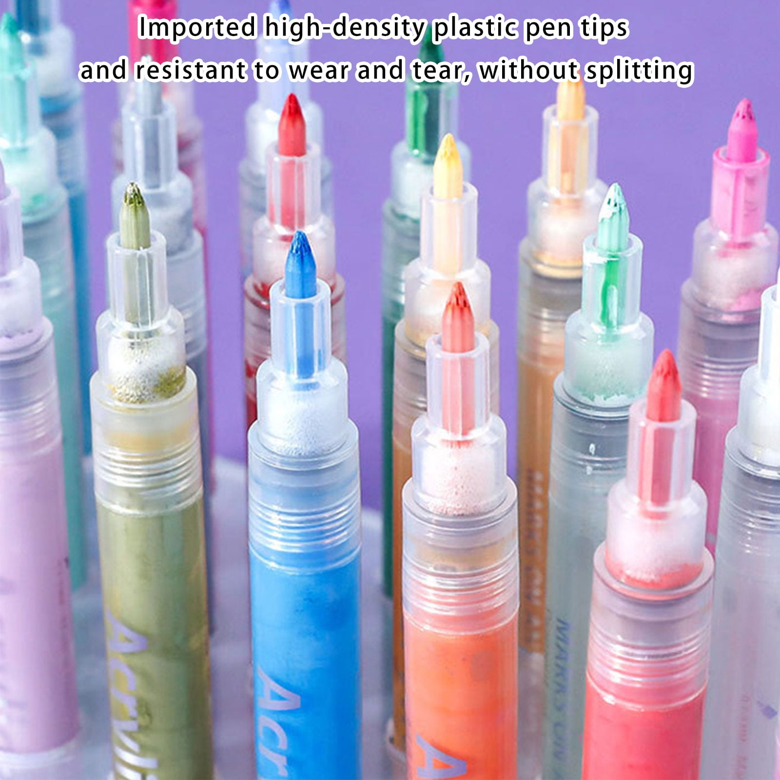 Pack of Drawing Pen Acrylic Nails Pens Set for Art and Design High Precisions Point Quick Drying Inks Practical Use
