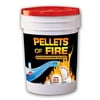 Pellets Of Fire Snow and Ice Melter - 50lb Bag of Heat Generating Rock Salt - Industrial Grade Calcium Chloride Pellets