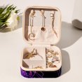 thumbnail image 6 of Jellyfish Travel Portable Square Jewelry Box Organizer for Rings, Earrings, Necklaces, Bracelets, etc. for Girls and Women, 6 of 6