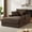 Brown, variant on Tmsan 47 Inch Chaise Lounge Chair Indoor,Oversized Boneless Lounge Chair with 3 Pillows,Comfy Corduroy Sleeper Couch,Deep Seat Sleeper Couch Reading Chairs,for Bedroom,No Assembly Required,Brown