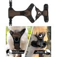 thumbnail image 2 of HAHDAXIA Anti Pull Dog Harness for Large Dogs, Reflective Soft Padded Dog Harnesses, Adjustable, Breathable Chest Harness with Safe Easy Control Handle, Black, L, 2 of 6